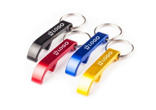 Aluminiowy otwieracz do napojów z grawerem