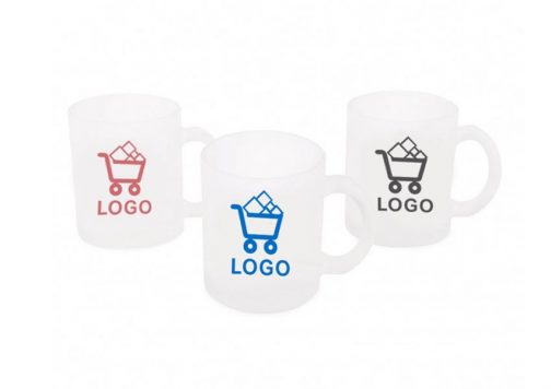 Szroniony kubek reklamowy z logo