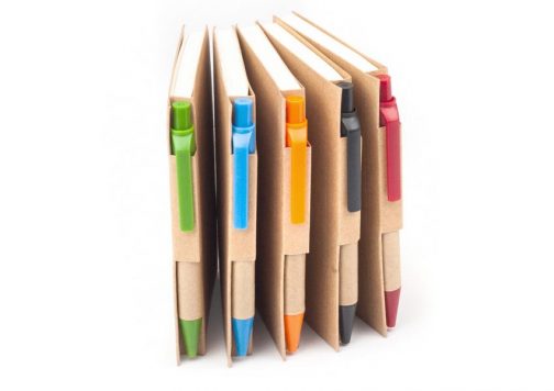 Ekologiczny notes z długopisem