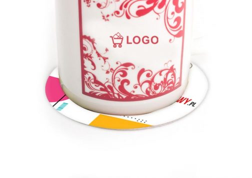 Podkładka filcowa pod kubek z nadrukiem