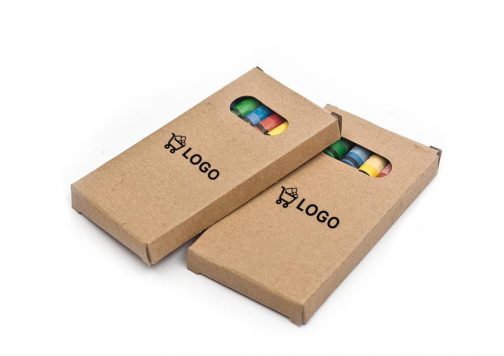 Kredki woskowe dla dzieci z logo