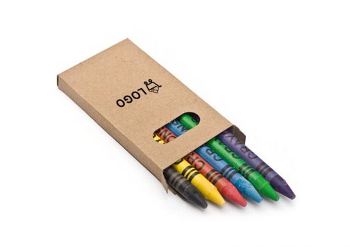 Kredki woskowe dla dzieci z logo