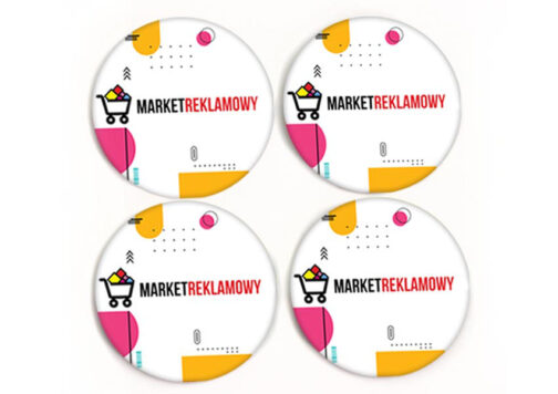 Button reklamowy Chuck z nadrukiem