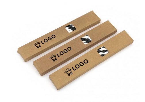 Ekologiczne słomki papierowe z logo
