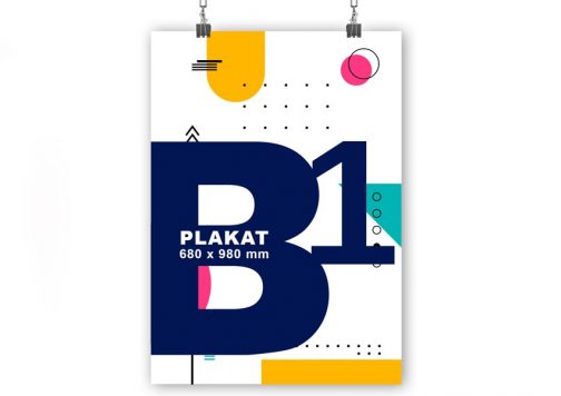 Plakat reklamowy B1