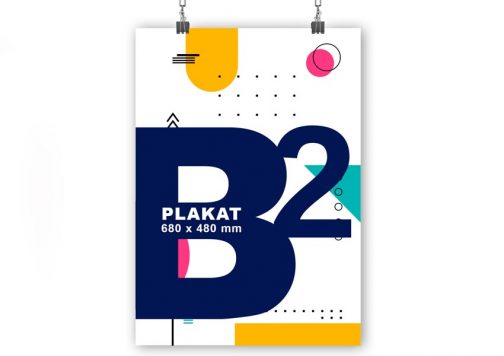 Plakat reklamowy B2