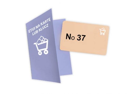 Etui na kartę lub klucz z nadrukiem