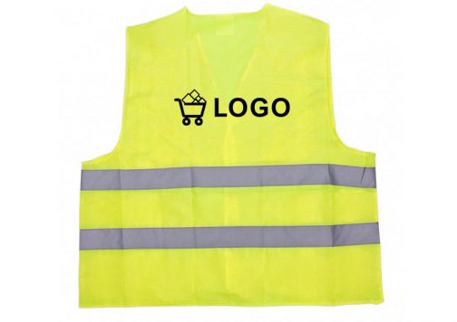 Kamizelka odblaskowa z nadrukiem