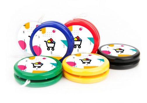 Plastikowe JO-JO z nadrukiem