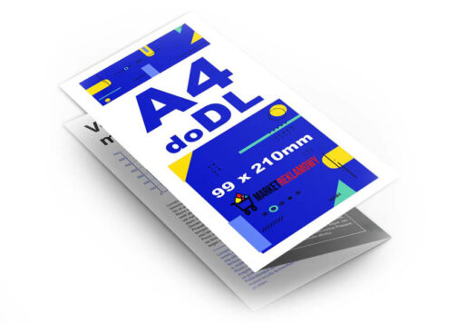 Ulotka składana A4 do DL w c lub z