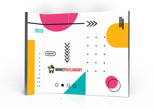 Podświetlane stoisko targowe 1×3 m