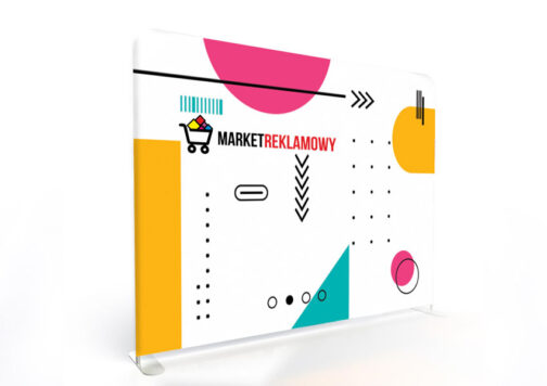 Ścianka reklamowa tekstylna Momento z nadrukiem