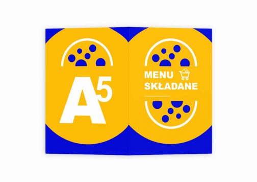 Menu składane A5