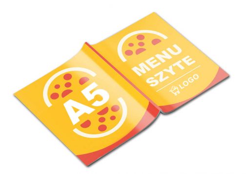 Menu szyte A5
