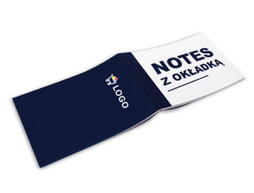 Notesy reklamowe z okładką
