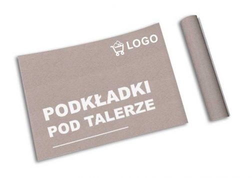 Podkładki pod talerze z nadrukiem