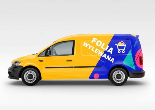 Folia wylewana samochodowa z nadrukiem