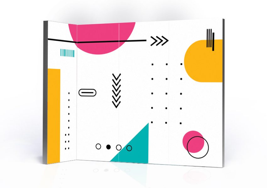 Podświetlane modułowe stoisko targowe 1x3m